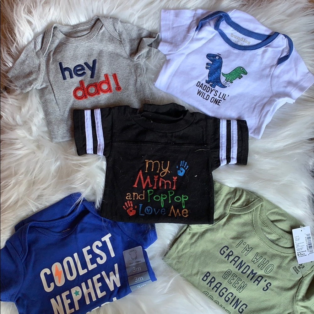 FAMILY FUN PACK! FIVE ONESIES!